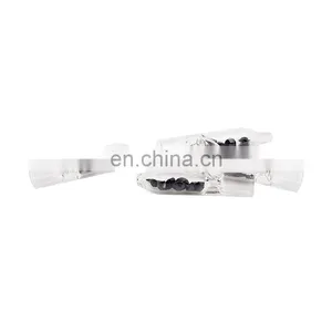 HQP-SP008 HongQiang Transparent Glass Cigarette Holder With Colored Diamond Glass Filter Cartridge Filter thumbnail-3