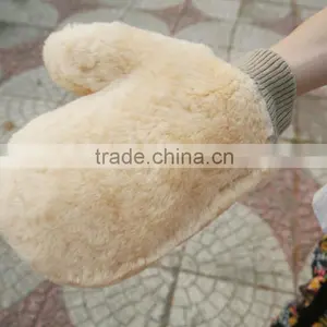 Competitive Price Factory Directory Sheepskin Car Wash Mitt Magic Gloves thumbnail-1