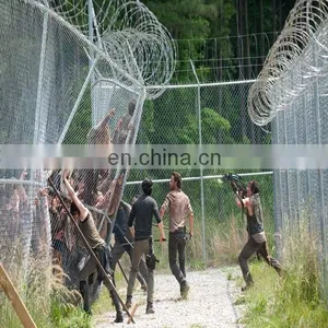Cross Razor Type and Iron Wire Material Anti-rust Razor Blade Barbed Wire for Sale Low Price thumbnail-3