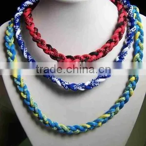 Promotional Woven Titanium Necklace thumbnail-1