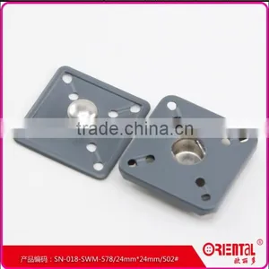 High Quality 2 Parts Square Paint Metal Snap Buttons thumbnail-1