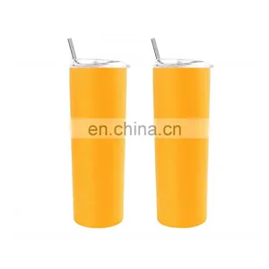 12oz 15oz 20oz 30oz Double Wall Stainless Steel Vacuum Insulated 20 Oz Skinny Straight Sublimation Blanks Coffee Cup Mug Tumbler thumbnail-3