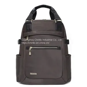 Fashionable Black Briefcase Leisure Business Custom Logo Backpack Light Luxury Waterproof Backpack High Quality CLH18-0102 thumbnail-3