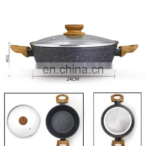 Utensils Outdoor Quality Frying Pans Pots Kichen Accessories Aluminium Nonstick Cookware Sets thumbnail-5