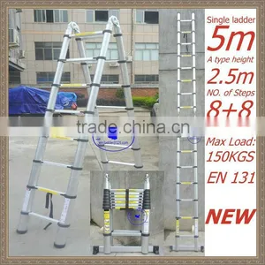 Telescopic Ladder 5.6m,5m,4.4m,3.8m,3.2m,multi-purpose Telescopic Ladder,A Frame Telescopic Ladder thumbnail-1