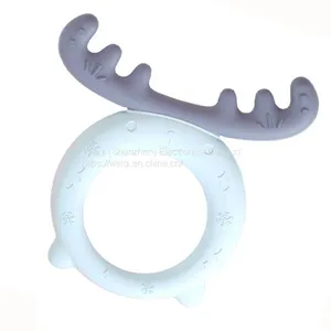 Silicone Deer Shape Toothbrush Chew Teether Toy thumbnail-3