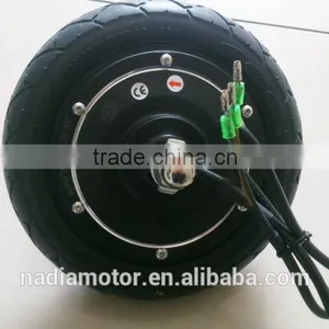 8 Inch Brushless Gearless Electric Scooter Motor Hub Motor Brushless Hub Motor Gearless Hub With Braking Device thumbnail-2