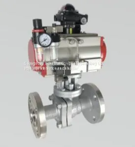 Pneumatic Actuated High Pressure Ball Valve for Demanding Industrial Fluid Control thumbnail-1