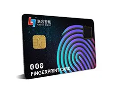 ODM OEM Cold Laminating Technology 13.56mhz PVC Fingerprint Chip Card Biometric Card for Access Control thumbnail-1