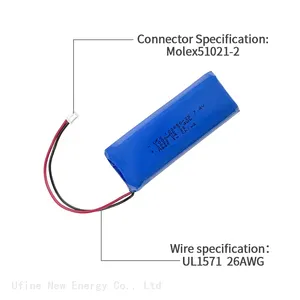 Li-polymer Cell Factory Wholesale Air Cleaner Battery UFX 102050-2S 1000mAh 7.4V KC Certificate thumbnail-4