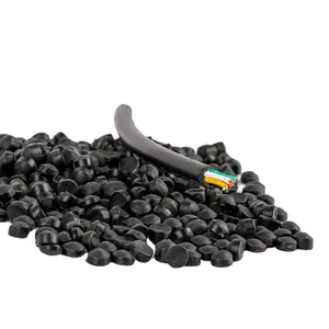 REACH Grade UPVC Granules Modified PVC Compound Pellet Grains Powder for Light Channel Holder Extrusion Profile thumbnail-2