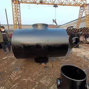 3PE Elbow / National Standard Polyurethane Inner and Outer Anti-corrosion Epoxy Coal Asphalt Pipe Fittings / Double-layer Epoxy Powder Elbow thumbnail-4