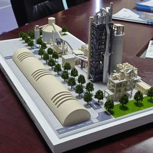Cement Plant Model Customization Factory thumbnail-3