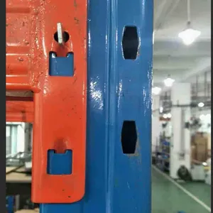 Heavy Duty Steel Pallet Display Metal Warehouse Storage Rack Upright 70*90*2.3mm thumbnail-5