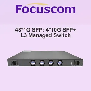 L3 Managed Gigabit Fiber Switch With MPLS, 48-Port SFP and 4-Port 10G SFP+ Uplink, Enterprise-Level Access Switch Focuscom S5630-48SF4SX thumbnail-2