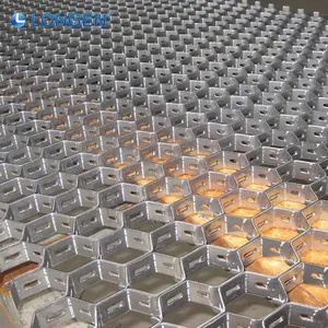 Factory Furnace Tortoise Shell Net Stainless Steel Expanded Hexagonal Mesh Inner Buckle thumbnail-5