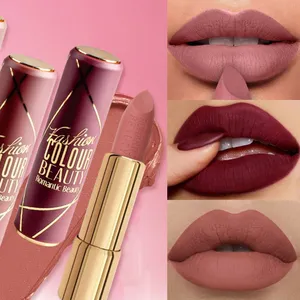 12-Color Velvet Matte Lipstick – Long-Lasting, Waterproof, Smudge-Proof, Non-Transfer, Low-Saturation Lip Glaze thumbnail-3