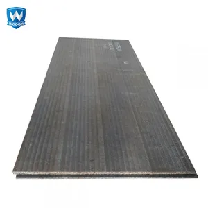 Industrial Open Arc Hardfacing CCO Wear Plate Custom Cutting Bending Mining Chute Lining thumbnail-3