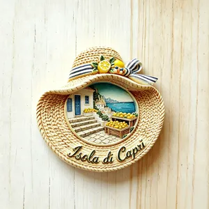 3D Resin Fridge Magnet Custom Logo Travel Souvenir Refrigerator Sticker Home Ornament thumbnail-3
