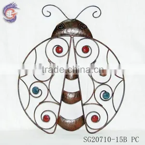 Rust Painting Finish Frog Wall Hanging for Home and Garden Decoration thumbnail-3