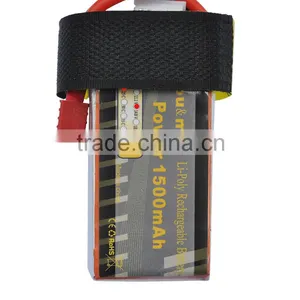 You&Me 4S 14.8V 1500mAh 25C Rechargeable Lithium Polymer Battery For Quadcopters RC Models thumbnail-1