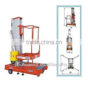 Hydraulic Single Post Lift/mobile Single Person Hydraulic Lifts thumbnail-1