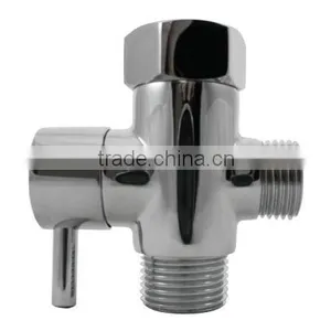 American Standard Chrome T-adapter With Shut-off Valve thumbnail-1