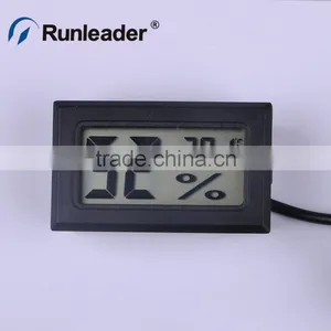 Indoor LCD Hygrometer Temp Tester Clock thumbnail-1