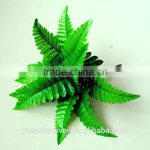 Simulation Take 7 Fork Persian Persian Grass Decoration Project With Big Leaves Green Plant Flowers, Silk Flower Flower thumbnail-1