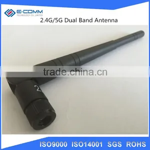 Foldable 5dBi 2400-2483MHz WIFI Antenna WIFI Rubber Whip Outdoor Antenna thumbnail-1