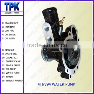 4TNV94 4TNE94 Water Pump R60-7 R60-5 Excavator Parts 129907-42000 YM129907-42000 thumbnail-2