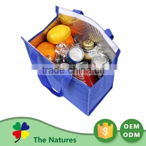 Custom Made Exceptional Lunch Silver Cooler Bag thumbnail-3