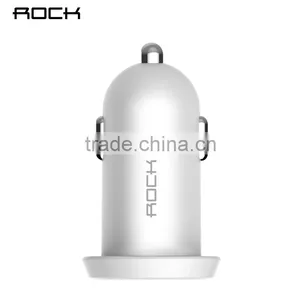 Ditor Series Car Charger Kit for Universal Mobile Phone Original Rock 2.4A Fashion Double Car Charger MT-5578 thumbnail-2