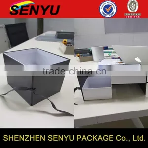 Luxury Customized Paper Cardboard Gift Box With Ribbon Closure thumbnail-6