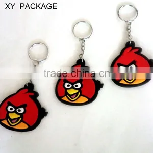 2D Cartoon Character Silicon Keychains / Silicon Key Rings thumbnail-1