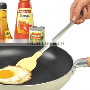 S/S+PA 32.2*6.2 Kitchen Utensil Plastic Scoop/frying Scoop/cooking Spoon thumbnail-1