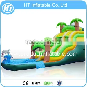 Inflatable Jungle Slide Children Outdoor Playground Big Slide For Sale thumbnail-3