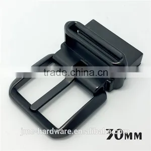 Reversible Zinc Alloy Pin Buckles Smooth Belt Buckle for Men thumbnail-5