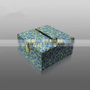 High Quality pu Leather Gift Packaging Box thumbnail-2