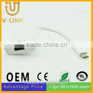 High Speed Usb c Male to h d m i Adapter c Type Usb to Vga Adapter for Other Modern Electronic Devices thumbnail-3