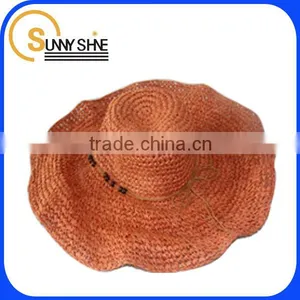 SUNNY SHINE Fashion Large Along the Sun Hats of Straw thumbnail-1