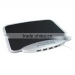 Custom Led Light Usb Hub Mouse Pad With 4 Port Hubs thumbnail-1