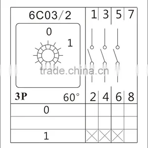 LW26-32F CE Certificate Cam Switch With Finger Protection thumbnail-6