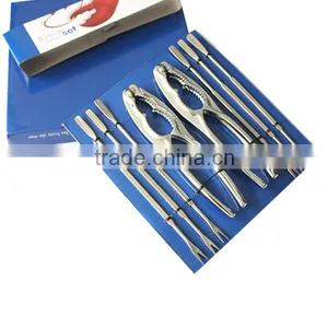 8-Pieces Seafood Tool Kit With Lobster Crackers And Forks Set thumbnail-6
