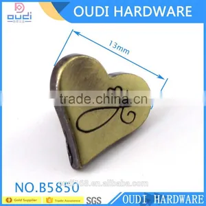 Heart Shape Custom Logo Garment Accessories Shank Press Button thumbnail-4