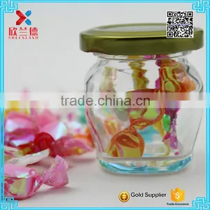 HOT Mini Small and Large Airtight Fancy Storage Clear Glass Candy Jar thumbnail-6