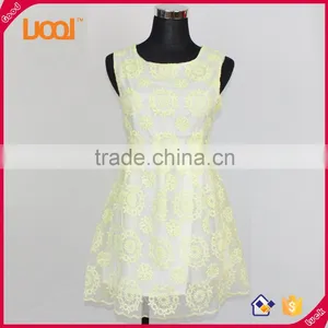 New Fashion Sleeveless Women Fashion Lace Dress Girls' Dress thumbnail-2