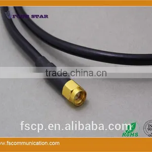 LMR200 Cable Assembly With N Female Flange Clamp to SMA Male Crimp Connector thumbnail-3