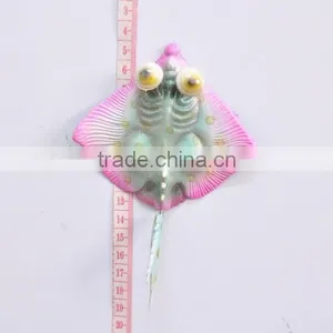5 Inch Pearl Powder Surface Butterfish Decoration Plastic Fridge Magnet thumbnail-6