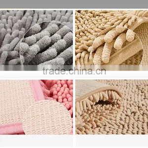 Microfiber Anti Slip Chenille Bath Mat thumbnail-3